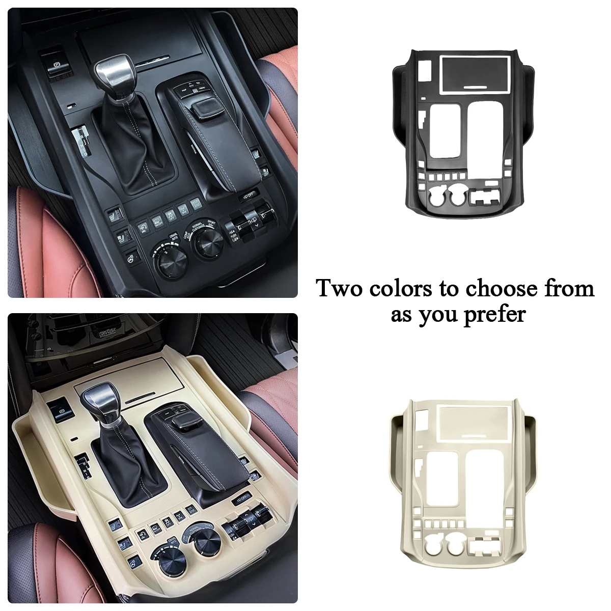 Center Console Storage Pad For Lexus LX570 2008-2022 Silicone Non-Slip Mat Interior Accessories 5