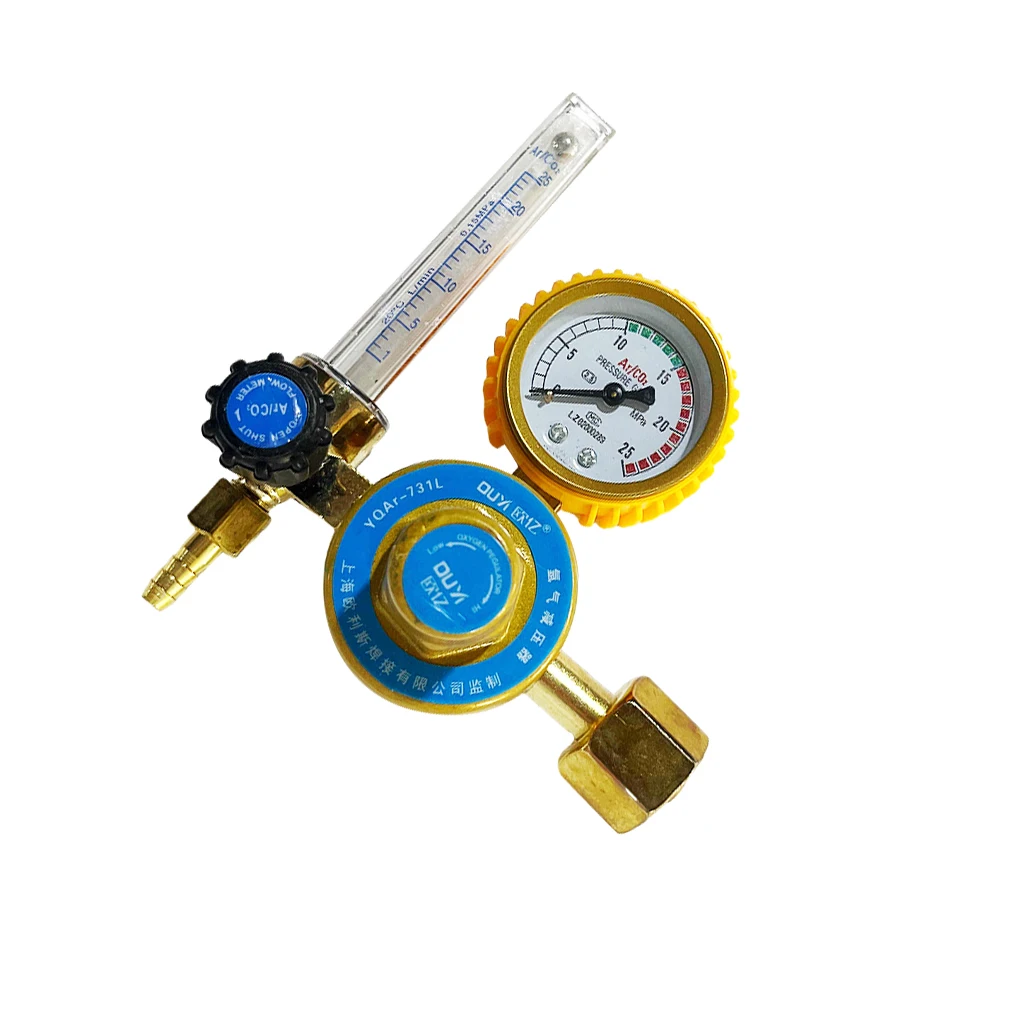 Compact Regulator Flowing Meter For Easy And Precise Argon Gas Control Wide Range Gas Regulator