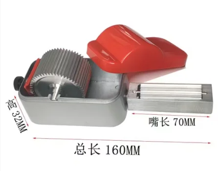 Stainless Steel Compact Replaceable Rollers Leather Edge Painting Tool for Leather
