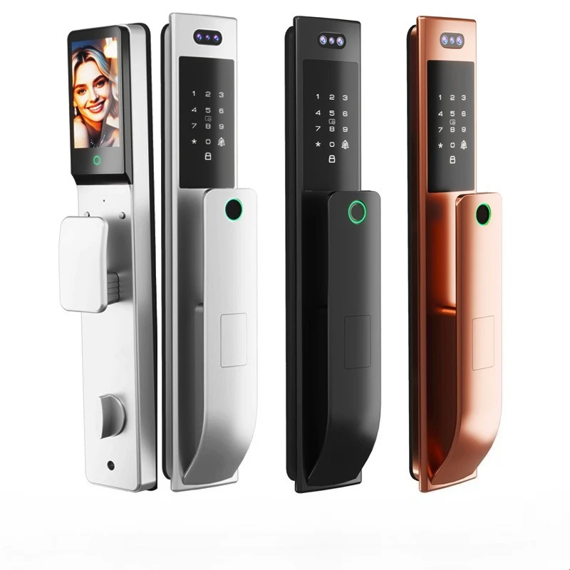 EGFirtor Outdoor Waterproof 3D Facial Recognition Lock Automatic Smart Home Anti-theft Remote Electronic Password Lock