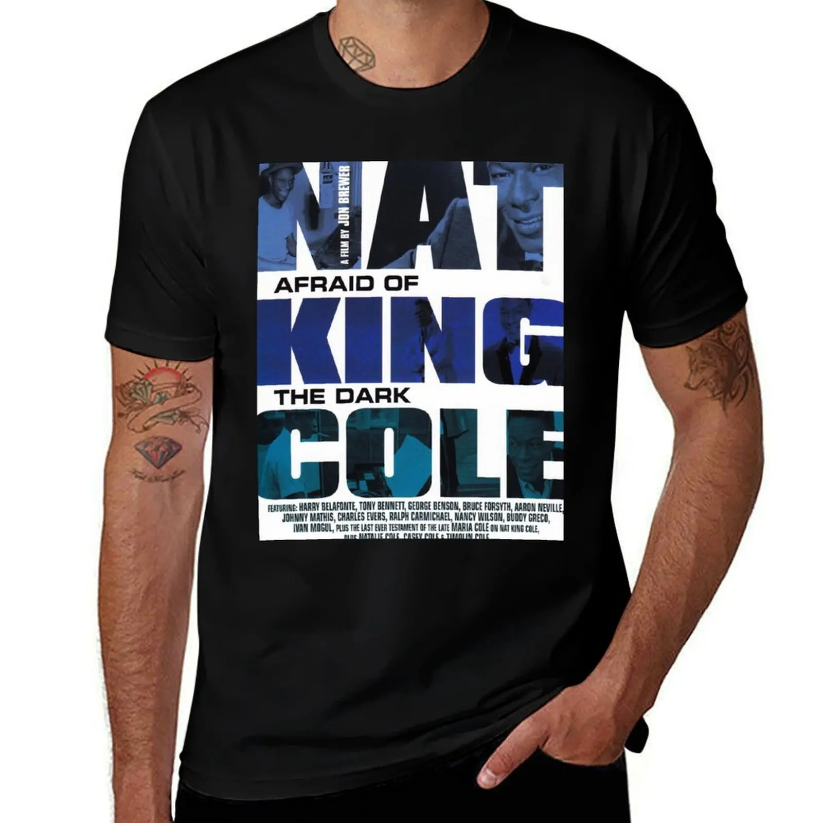 

tour jazz music nat king cole T-Shirt anime t shirts for man man t shirts graphic t shirts for man cotton T-Shirt