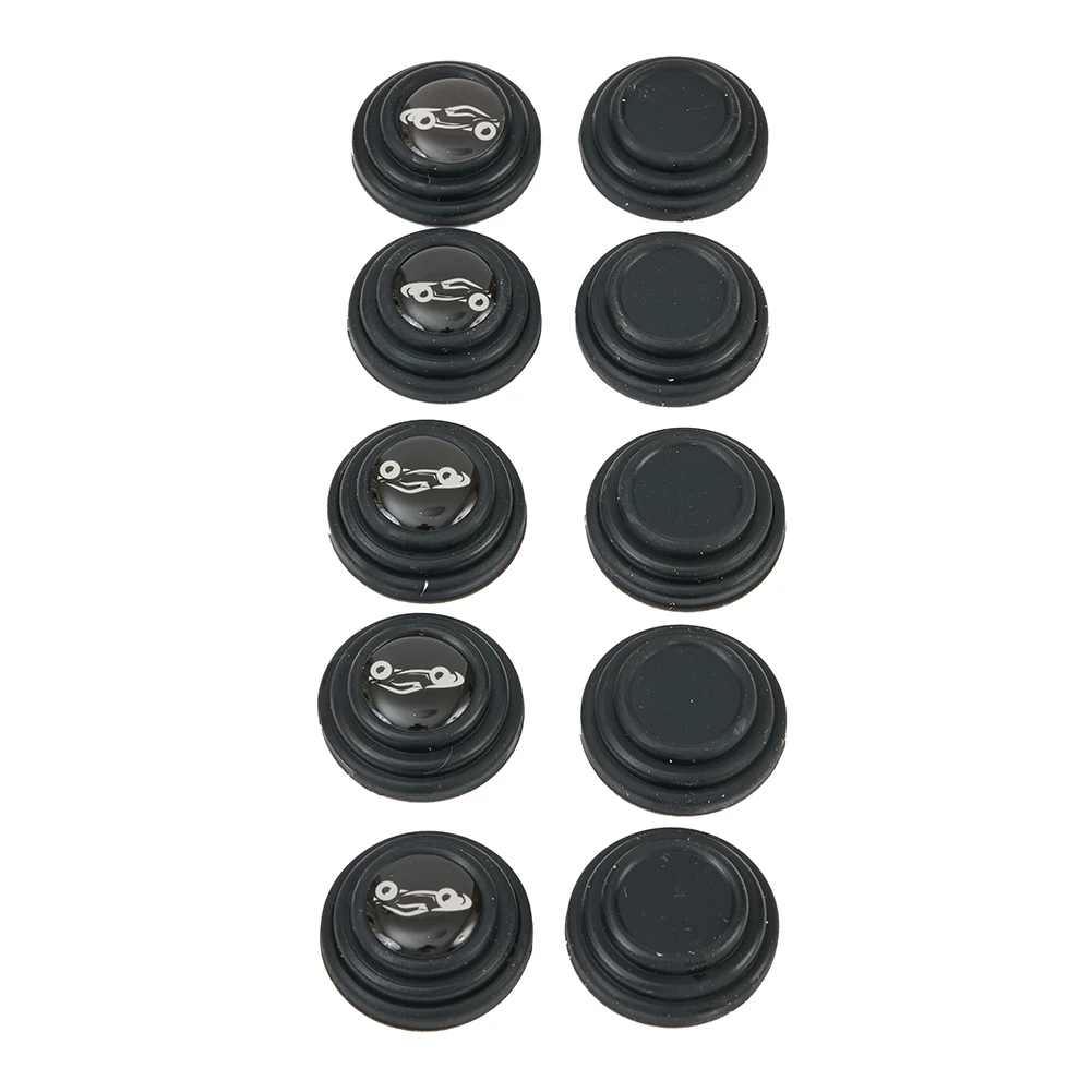 Brand New Anti-Collision Sticker Anti-Shock Black Car Door Hood Easy Installation Parts Shock-Absorbing Silicone