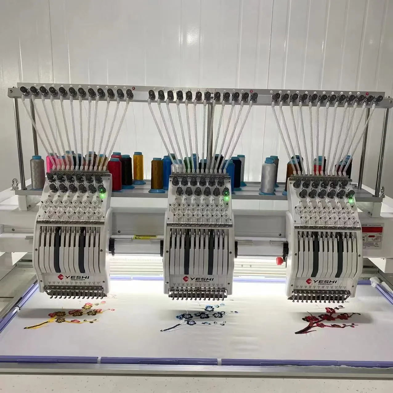 

Home Small Automatic Embroidery Machine 12 Needles Computerized for T-Shirt Hat Cap Towel Shoe Custom Embroidery Beginner