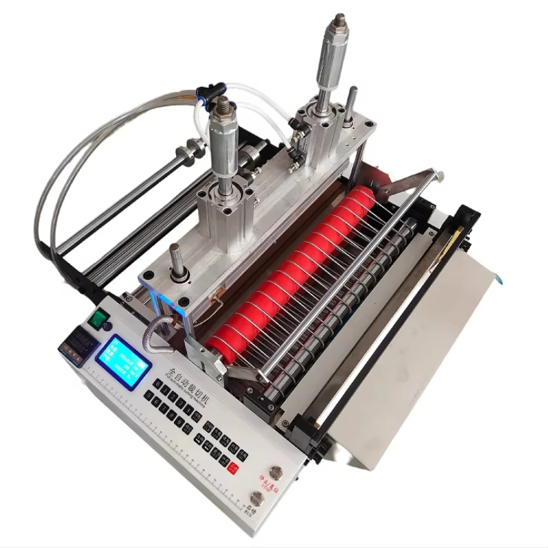 Polyethylene polyvinyl chloride medical sterilization bag hot pressing bag making machine automatic integrated cutting