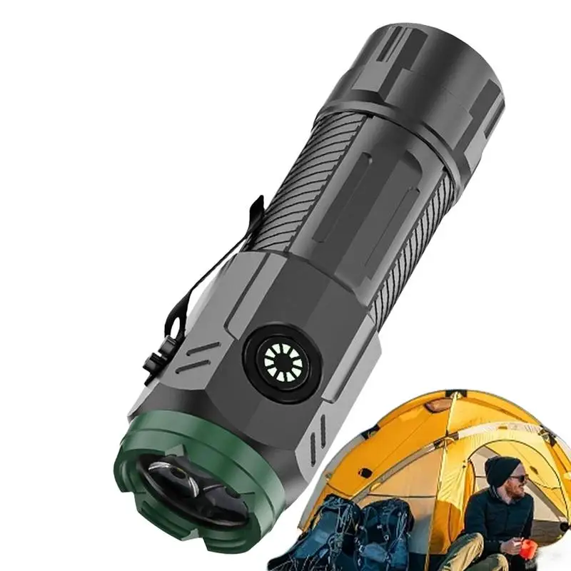 

Мощный мини светодиодный фонарик, суперъяркий карманный фонарик, перезаряжаемый, для походов, фонарик с задним магнитом для кемпинга на открытом воздухе