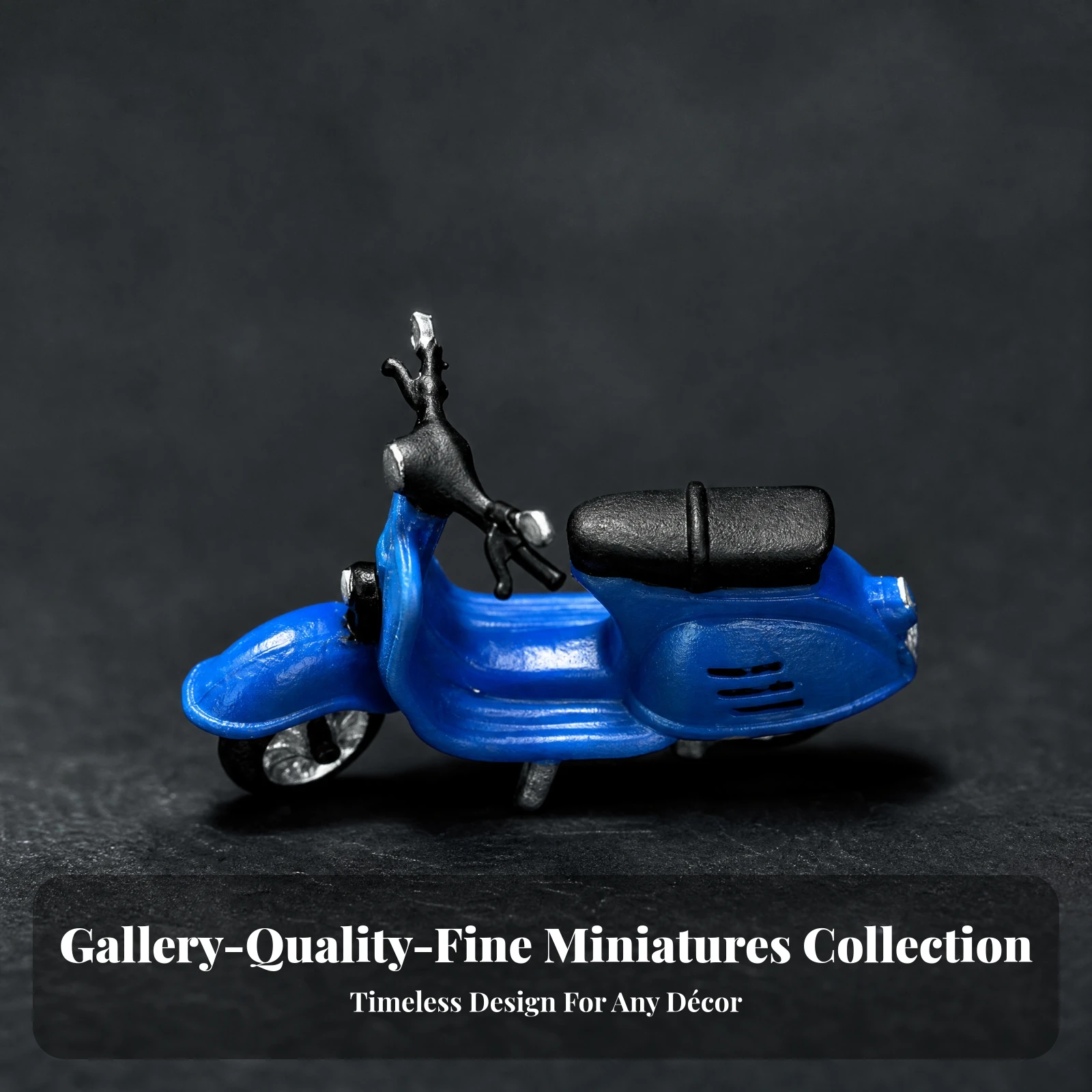 Miniature Vintage Motorcycle Collectible 1/64 Scale Motorcycle Ornament Detailed Realistic for Collectors, Dioramas
