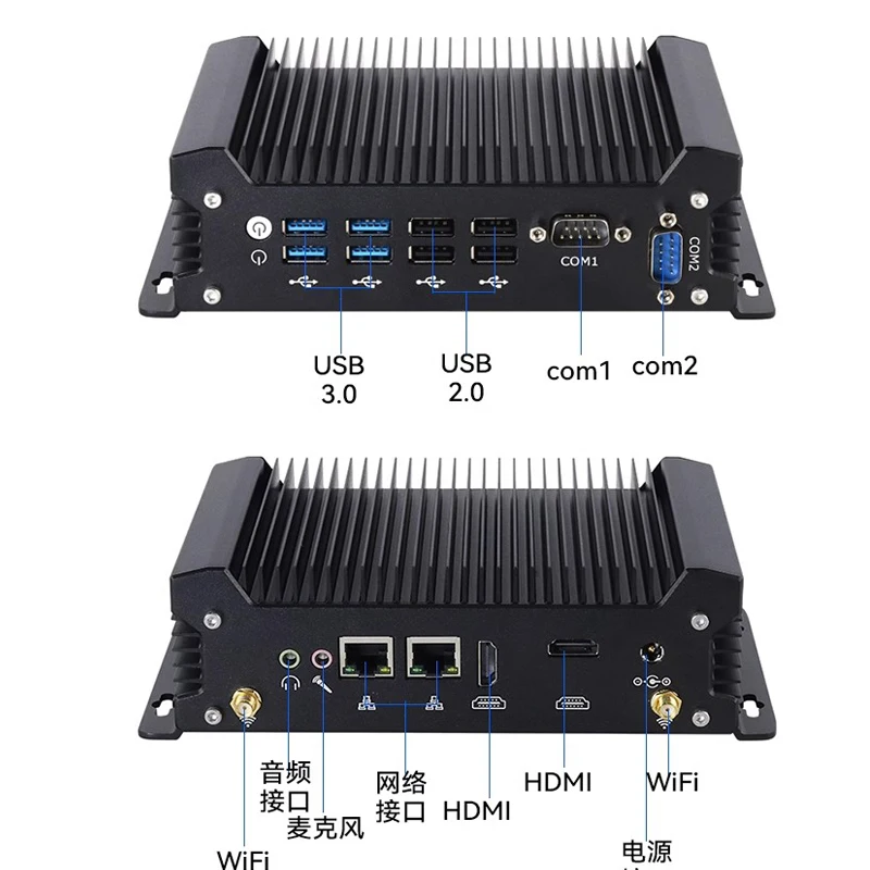 

Industrial Mini pc with Intel core i5 1335U 16GB RAM 512GB SSD 2 LAN Computer