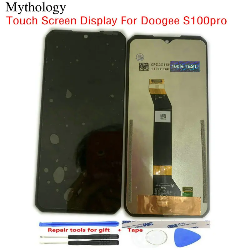 Original LCD for Doogee S100 Pro Display Screen 6.58inch Mobile Phone Accessories