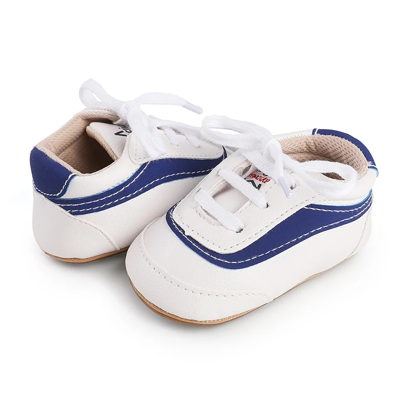 Scarpe da bambino per ragazzi e ragazze scarpe da ginnastica Casual per bambini in pelle scarpe da passeggio antiscivolo per neonato primo camminatore per bambini piccoli