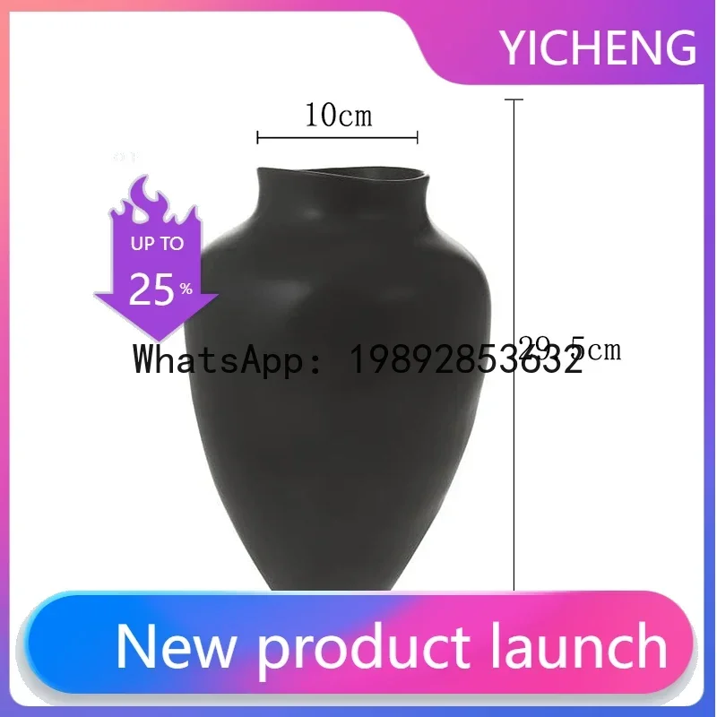 

AB3 Ceramic Vase Home Living Room Flower Arrangement Hydroponic Flower Holder Ornament