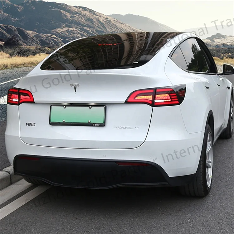 Carro Tronco Fumado LED Luzes Traseiras, Dinâmico Turning Streamer, Reverse Taillight Freio, Kit Lâmpada para Tesla Model 3