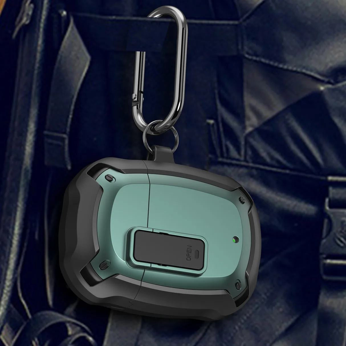 

For Google Pixel Buds 2 Cover Key lock Case For Google Pixel Buds2 Case Holder Portable Headphone Holder Case with Hook