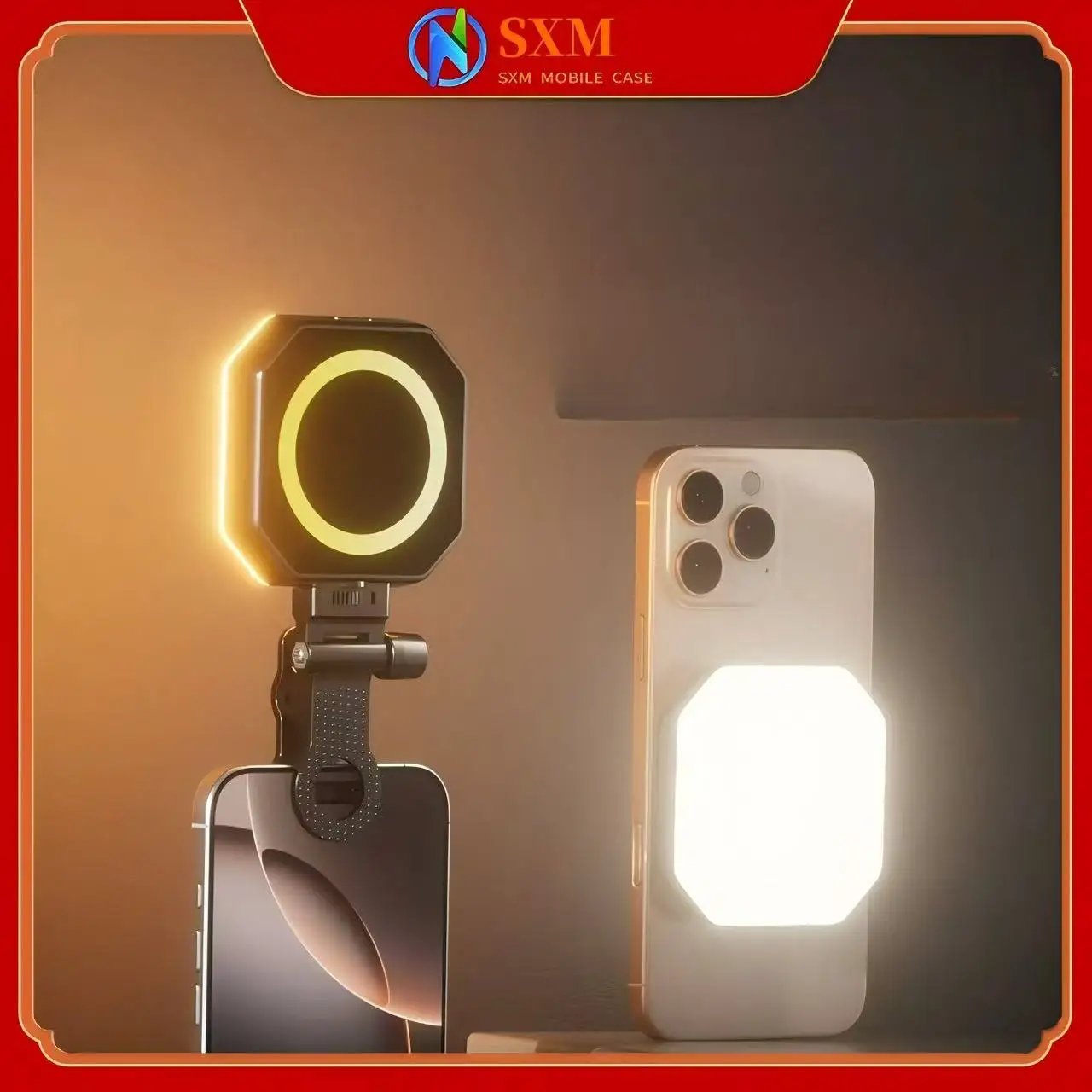 

Magnetic mobile phone fill light, live camera, highlight photography, shooting video, lighting, photography, pocket light