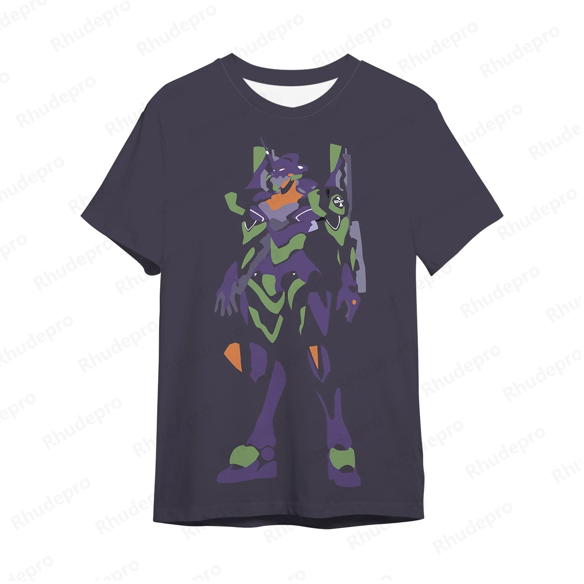 Camiseta Feminina Neon Genesis Evangelion Impressão 3D, Camisetas de Rua Infantil, Top Grande, Cosplay, Anime Japonês, 2022