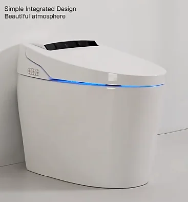 Automatic Remote Control Smart Toilet Economical Foot Sensor WC Toilet