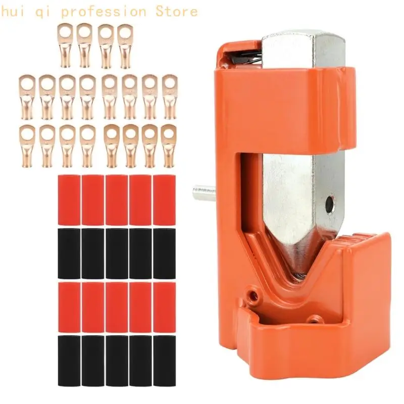Fahrzeugverkabelungs-Presswerkzeug Hammer-Kabelschuh-Crimper-Set für Batteriekabel-Serviceaufgaben H8WE – Detail 3
