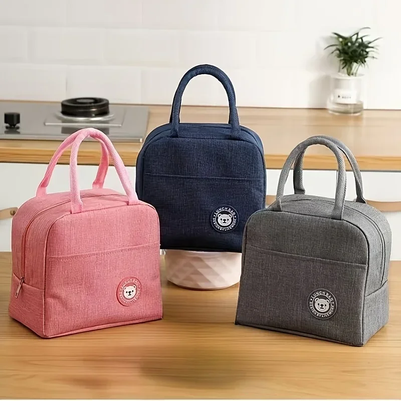 حقيبة بينتو محمولة ذات سعة كبيرة، سهلة الحمل، طازجة وطازجة، قماش أكسفورد سميك مقاوم للماء، مقاوم للرطوبة ومتين