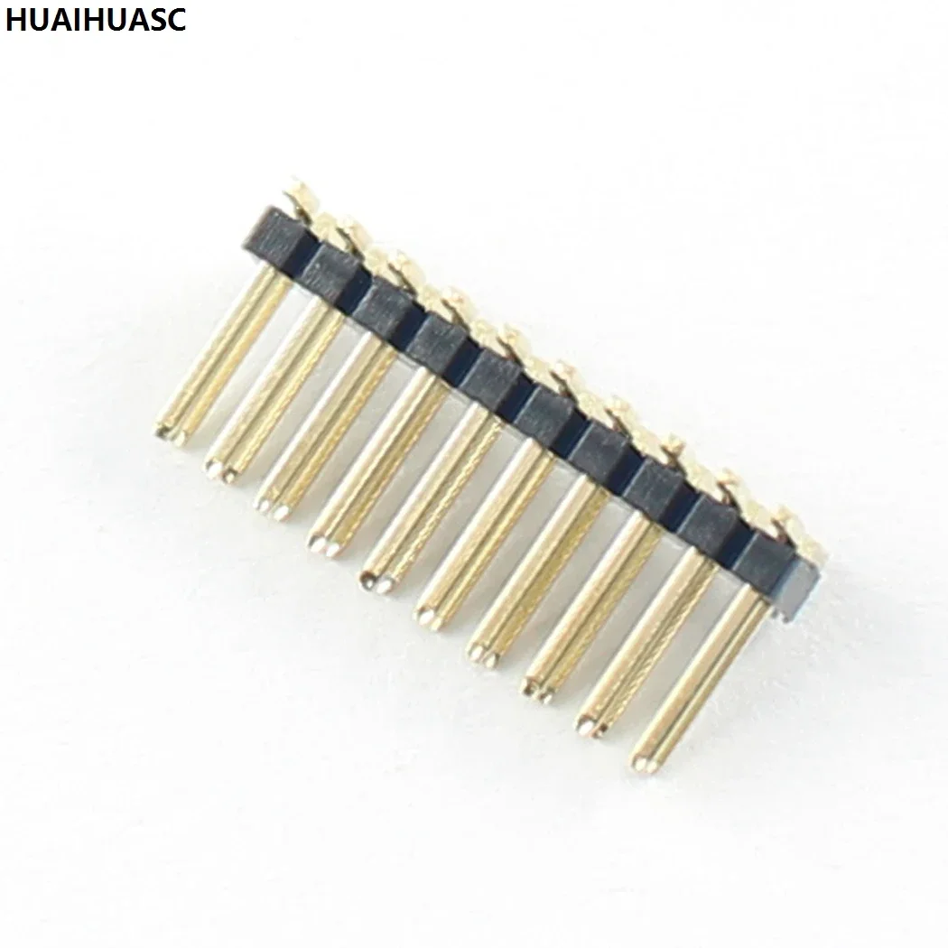 50pcs Gold Plated 1.27mm Pitch 2x10 20 Pin Header Strip Male Double Row SMT SMD 20P Socket Connector