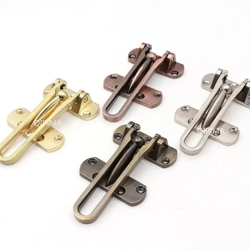 Wooden Door Latch Door Buckle Furniture Hardware Large Thick Buckle Anti-theft Chain Hotel Interior Door Safety Lock