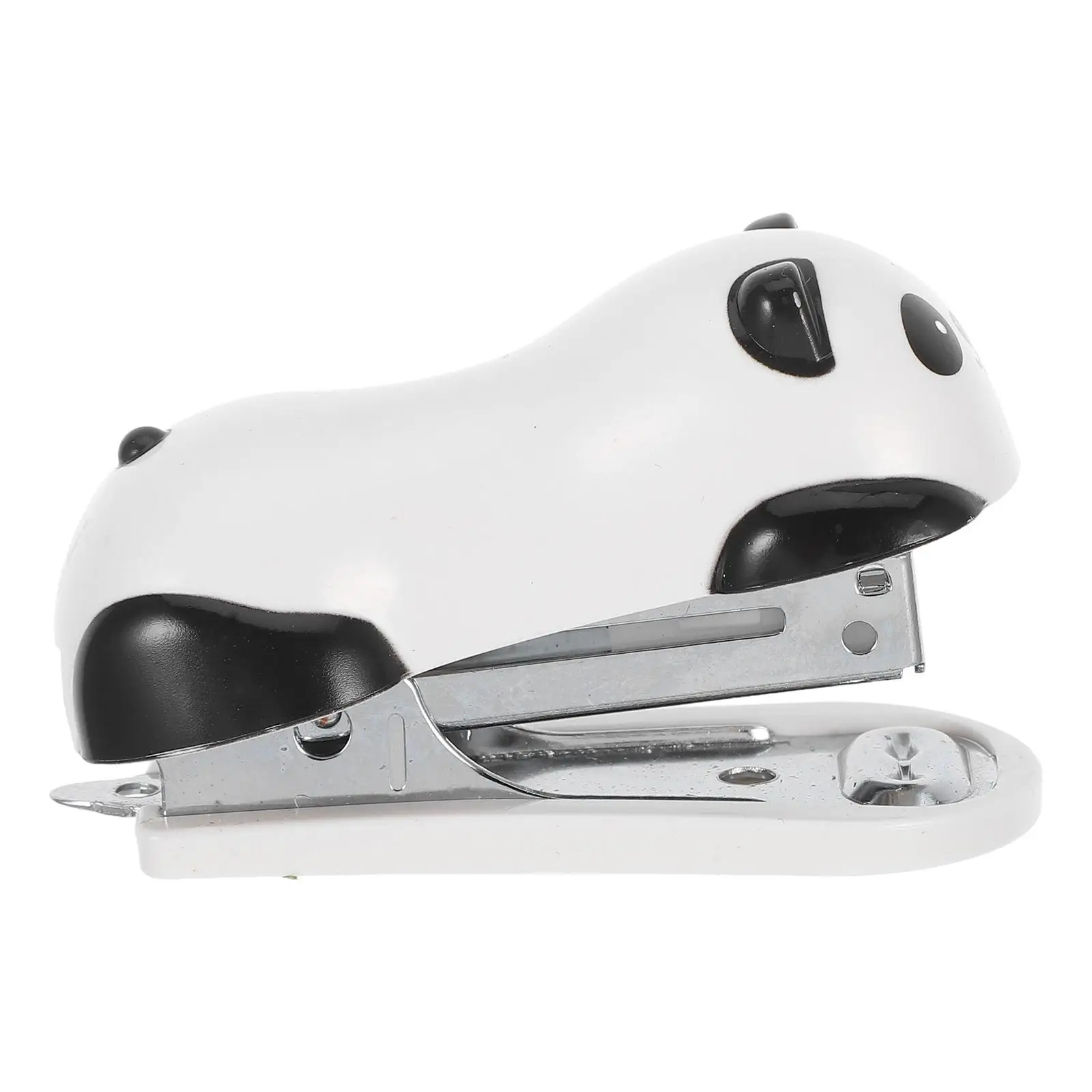 Cartoon Panda Stapler Mini Desk Stapler Handheld Lightweight Compact Office School Supplies Gifts Stationery Tools