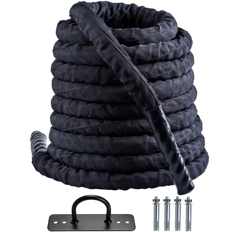 Battle Rope Slim Hemp Braided Structure For Home Exercise And Full Body Strength Fitness Workout New Arrival