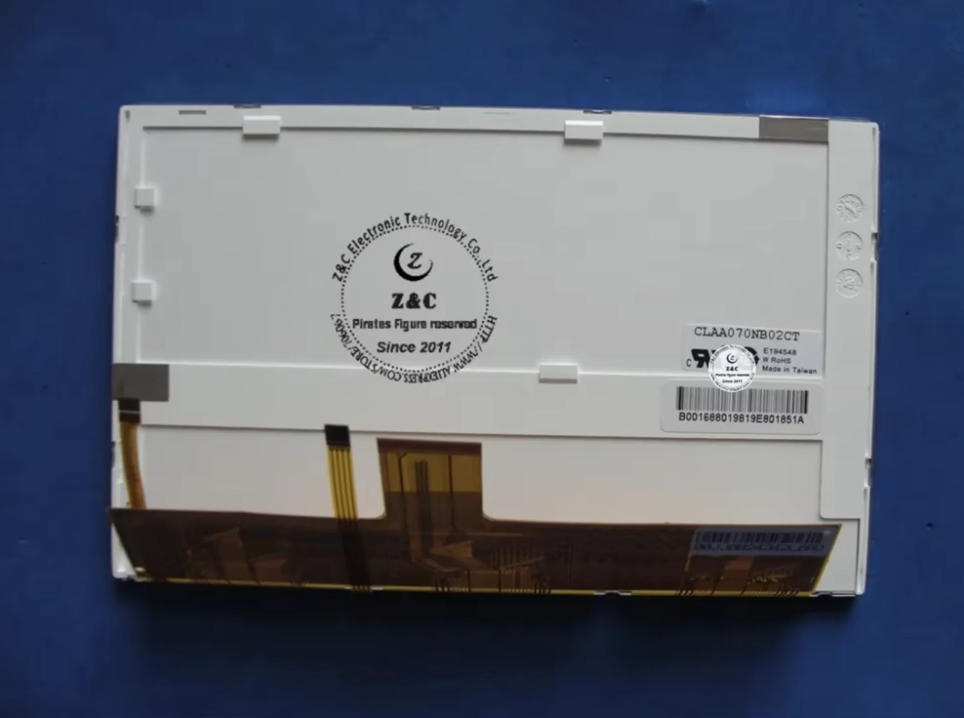 CLAA070NB02CT شاشة LCD أصلية جديدة مقاس 7 بوصة مع شاشة تعمل باللمس لـ CPT