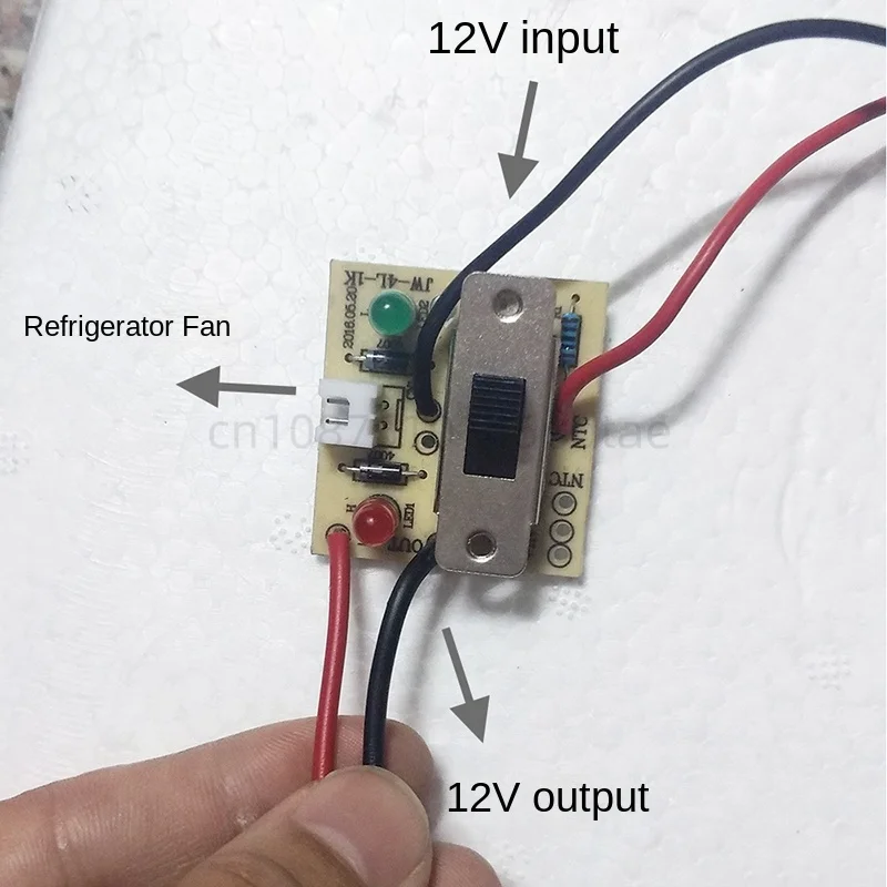 New 4L 6L 7L 7.5L 10L 12L 16L car refrigerator single open power board, cold and hot switch cooling and heating circuit board