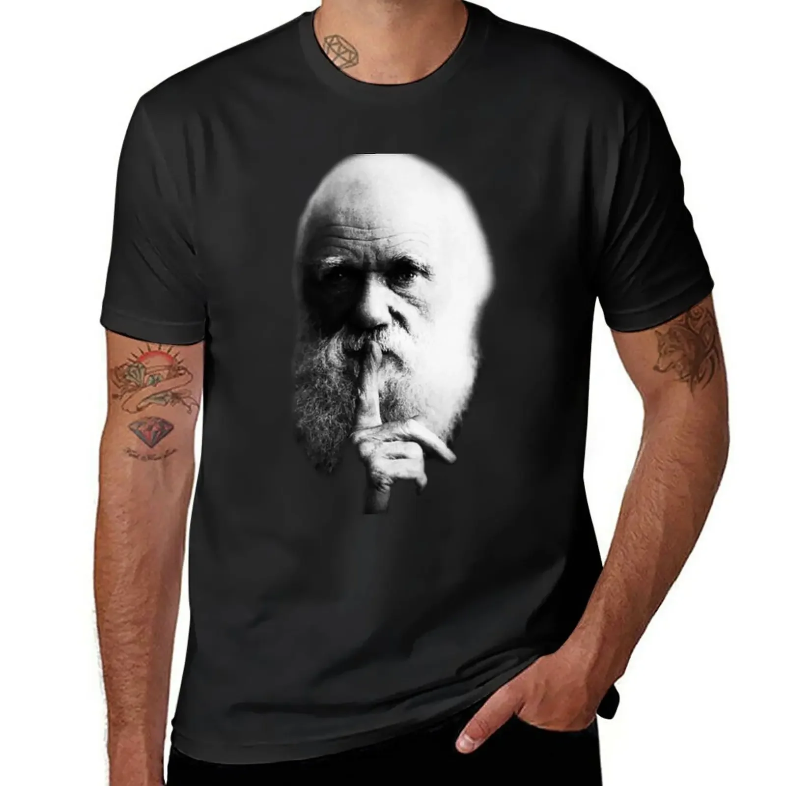 

Charles Darwin T-Shirt cute clothes hippie clothes blanks oversized t shirts for men