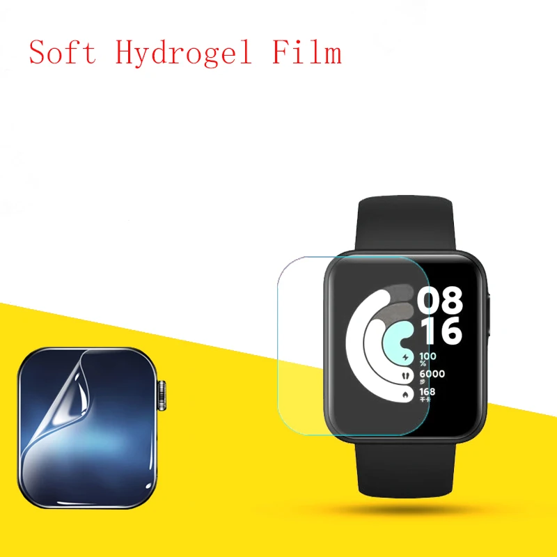 Soft Hydrogelฟิล์มClear HDโปร่งใสป้องกันสมาร์ทนาฬิกาสําหรับRedmi 1 2/นาฬิกาLITE/POCOนาฬิกา 10PCS