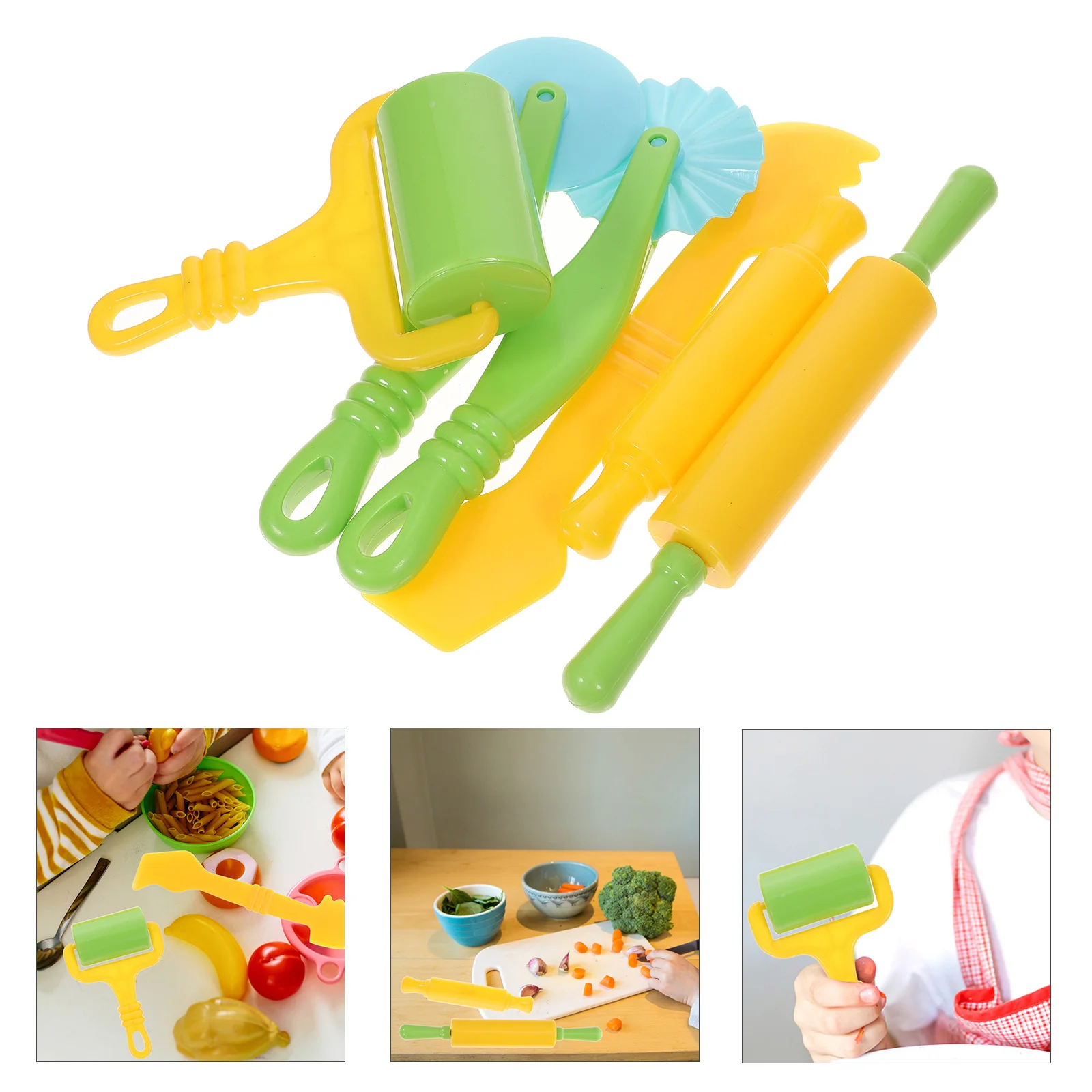 1 Set Clay Dough Tools Kit For Kids Diy Modeling Fun Eco-Friendly Learning Activity Art Craft Hands-On Educational Set Clay Tool