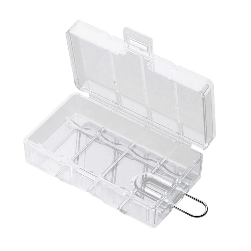 SS8S Small Battery Holder 16340/CR123/CR2 Batteries Organizers, Sealed Waterproof Holder Prevents Dust and Moisture