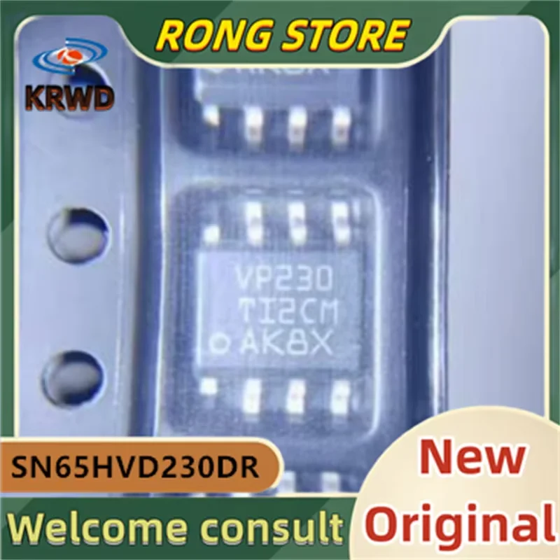 (20PCS)  VP230 New and Original Chip IC SN65HVD230DR  SN65HVD230  SOP-8