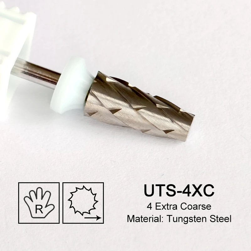 Tapered Barrel Nail Drill Bits Carbide Nails Grinding Head Milling Cutter 4XC Hard Soft Gel Removal Polishing DIY Tools