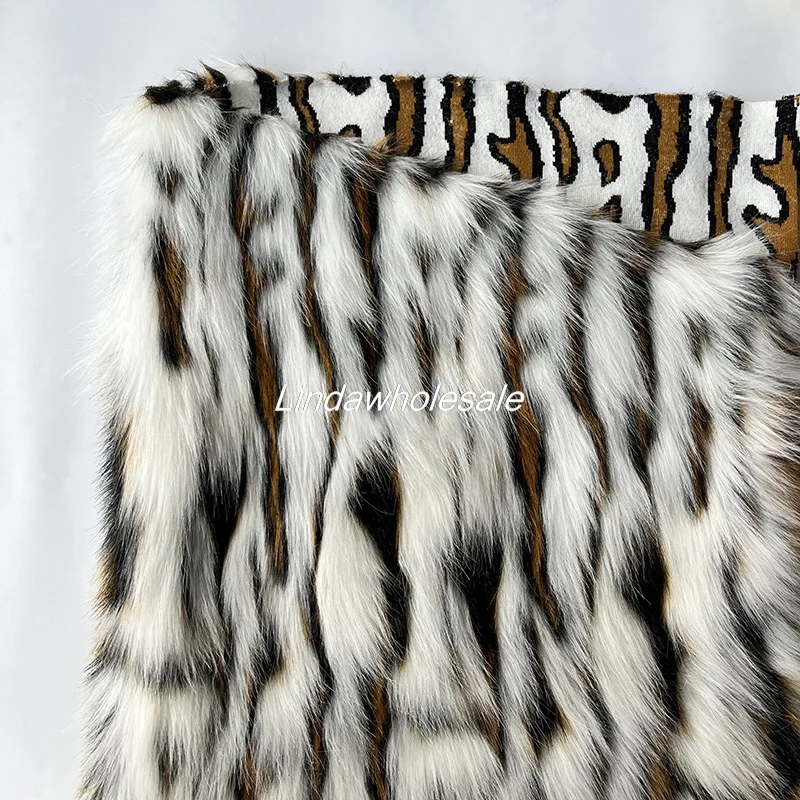 Imitation Fox fur plush fur jacquard faux fur fabric,Imitation fur home textile soft decoration material