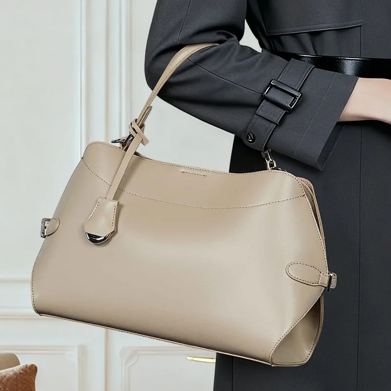 

Fashion Genuine Leather Women's Shoulder Bag Luxury Design Commuter Handbag for Women Shopping Travel Crossbody Bags Handbags