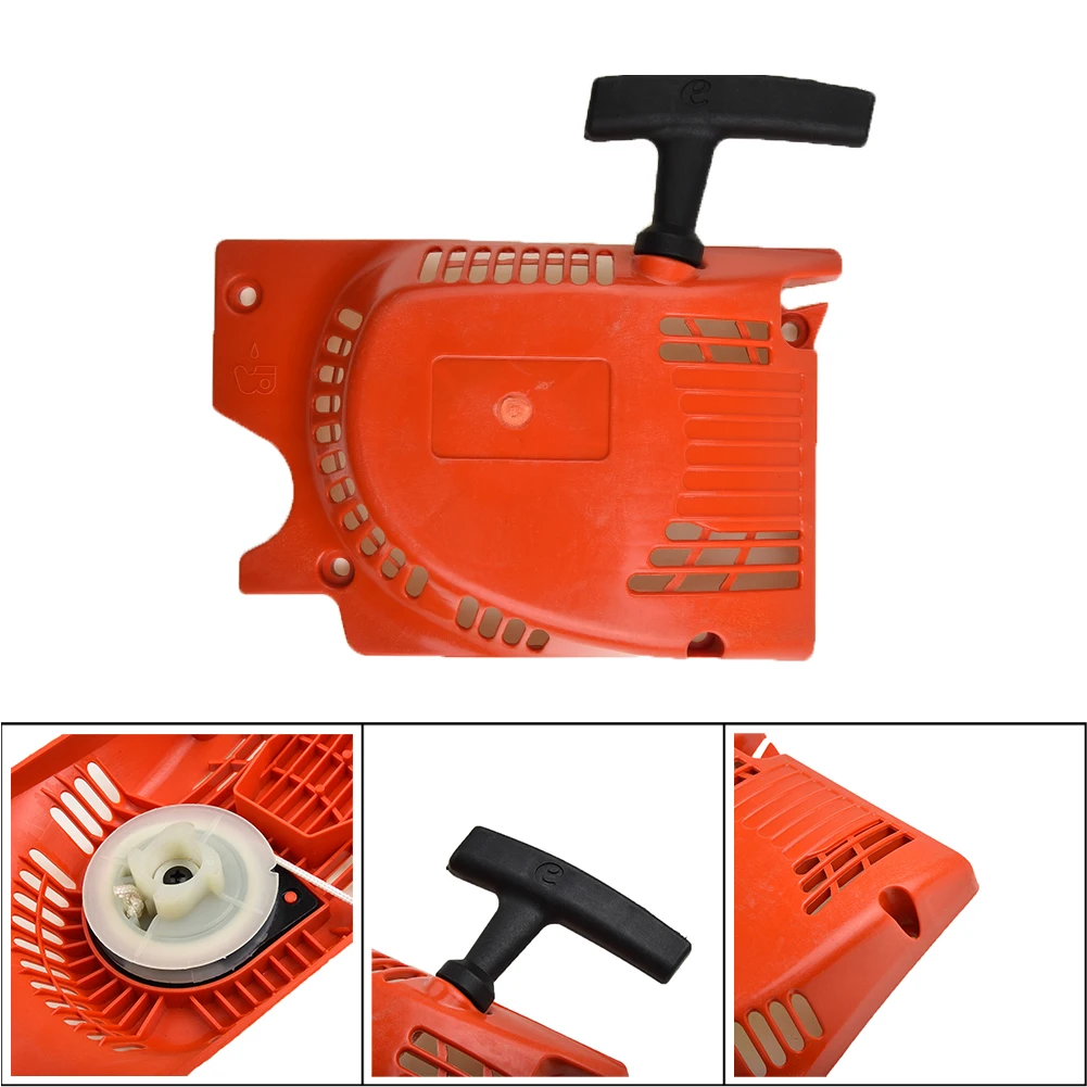 Pull Start Starter Orange Pull Starter Recoil for Chinese Chainsaws Perfect Fit for 4500 5200 5800 4900 45cc 52cc 58cc