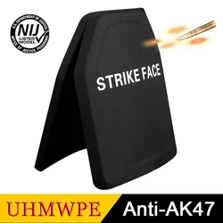 NIJ III GA5 Level Stand Alone Pure UHMWPE Bulletproof Plate Board 10X12 Inches Light Weight Anti AK47 MSC 7.62mm Ballistic Panel