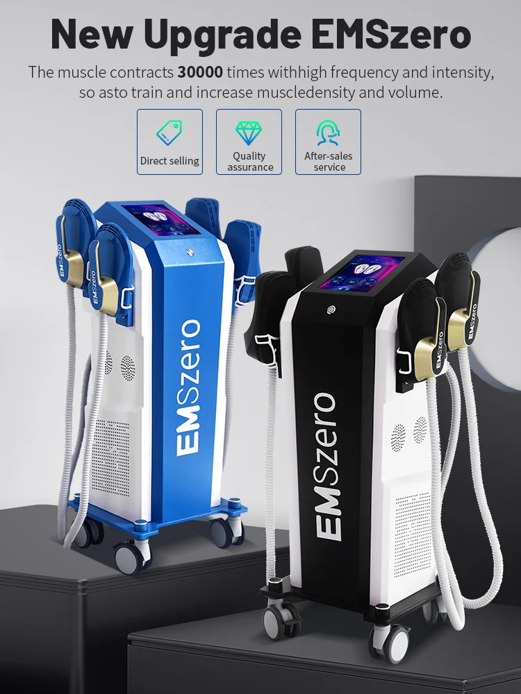 Professional EMSZERO machine NEO 2024 EMS body slim muscle stimulation weight loss super shaping therapy hi-emt 5 handle pelvic