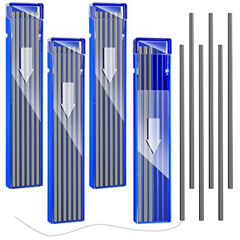 

48Pc Streak Welders Metal Marker Refills 2.0 Mm Pencil Refills For Constructions Welder Woodworking Steel Fabrication