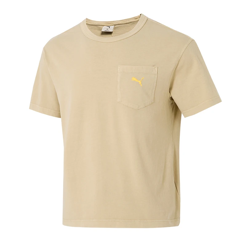

Puma Boundless Moves Pocket Tee Sst Shirt Round Neck Loose Breathable Men's Daily Casual Top Running Fitness Half-Sleeved Short-Sleeved 633135-68