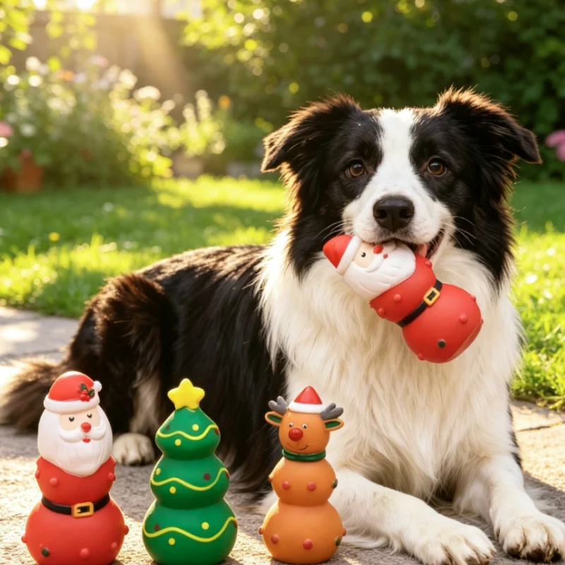 Juguete de Goma Resistente a Mordidas para Perros, Juguete de Látex con Forma de Animales, Juguete para Masticar para Cachorros, Suministros para Mascotas con Sonido