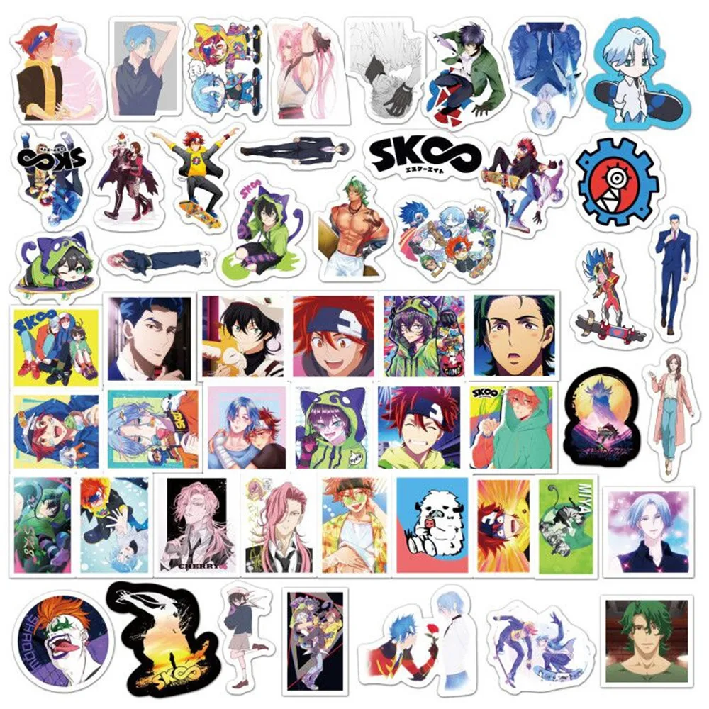 50Pcs Anime SK8 the Infinity Cartoon Graffiti Stickers Travel Luggage Guitar Fridge Laptop DIY  Waterproof Sticker view 2
