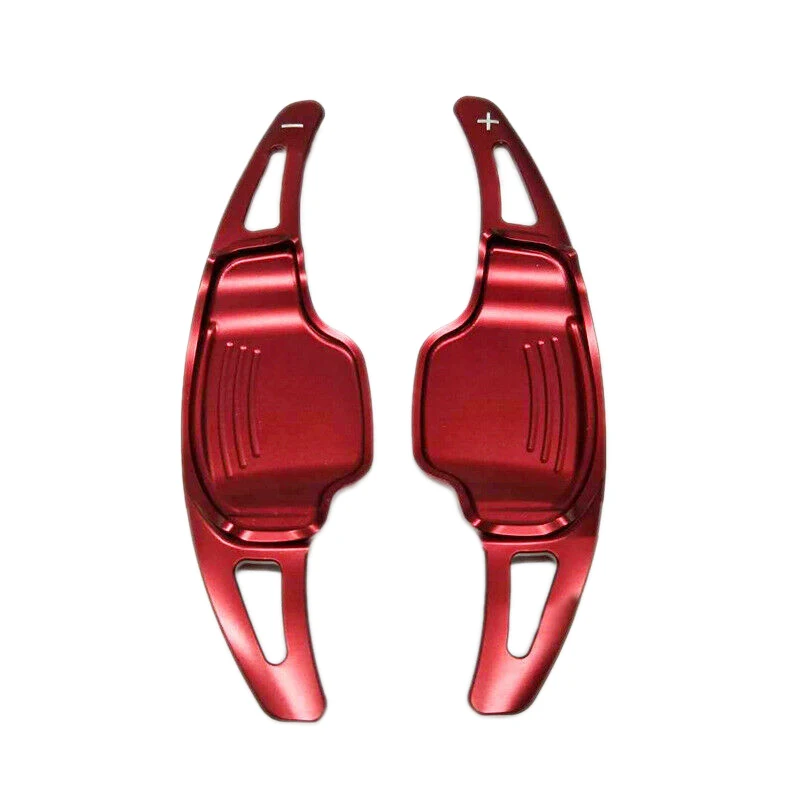 2Pcs Car Steering Wheel Shift Paddle Shifter Extension for Chevrolet Camaro 2012-2015 Aluminum Alloy Sticker