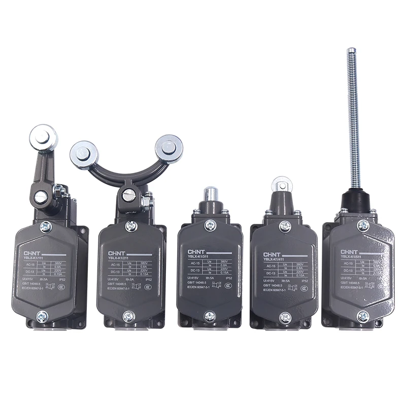 YBLX-K1/111/211/311/411/511/K Travel Limit Switch Machine Tool Power Circular Protection Roller Plunger Type Travel Switch