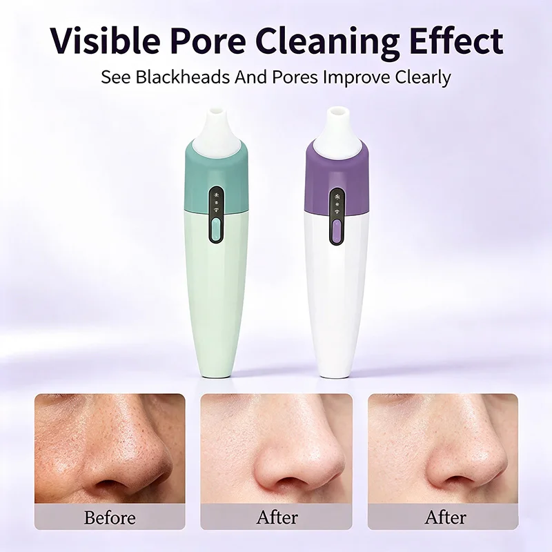 65Kpa Visual Blackhead Vacuum Remover With Camera Face Pore Cleaner 3 Beauty Heads Blackhead Extractor Skin Beauty Instrument