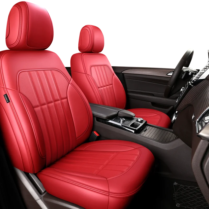 Custom Fit Car Accessories Seat Cover For 5 Seats Full Set Quality Leather Specific For Mercedes Benz W204 W205 W211 W203 W246