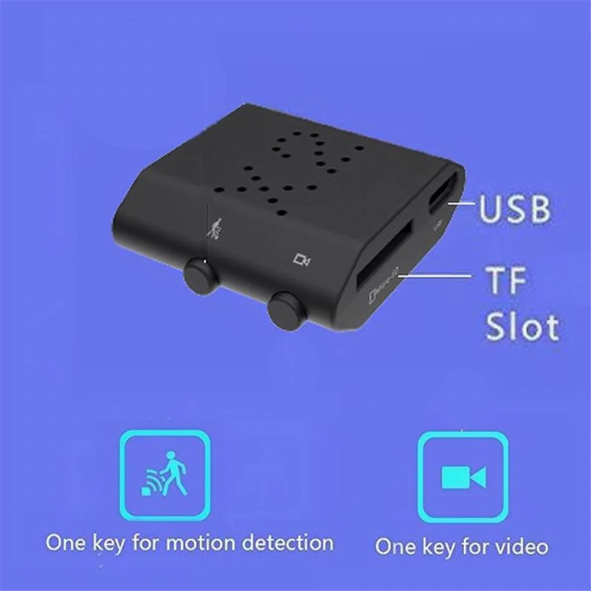 A52T1080P HD Mini Camera Motion Detection DV Video Recorder IR-CUT Night Vision Small Camcorders Loop Recording Espiar Cam