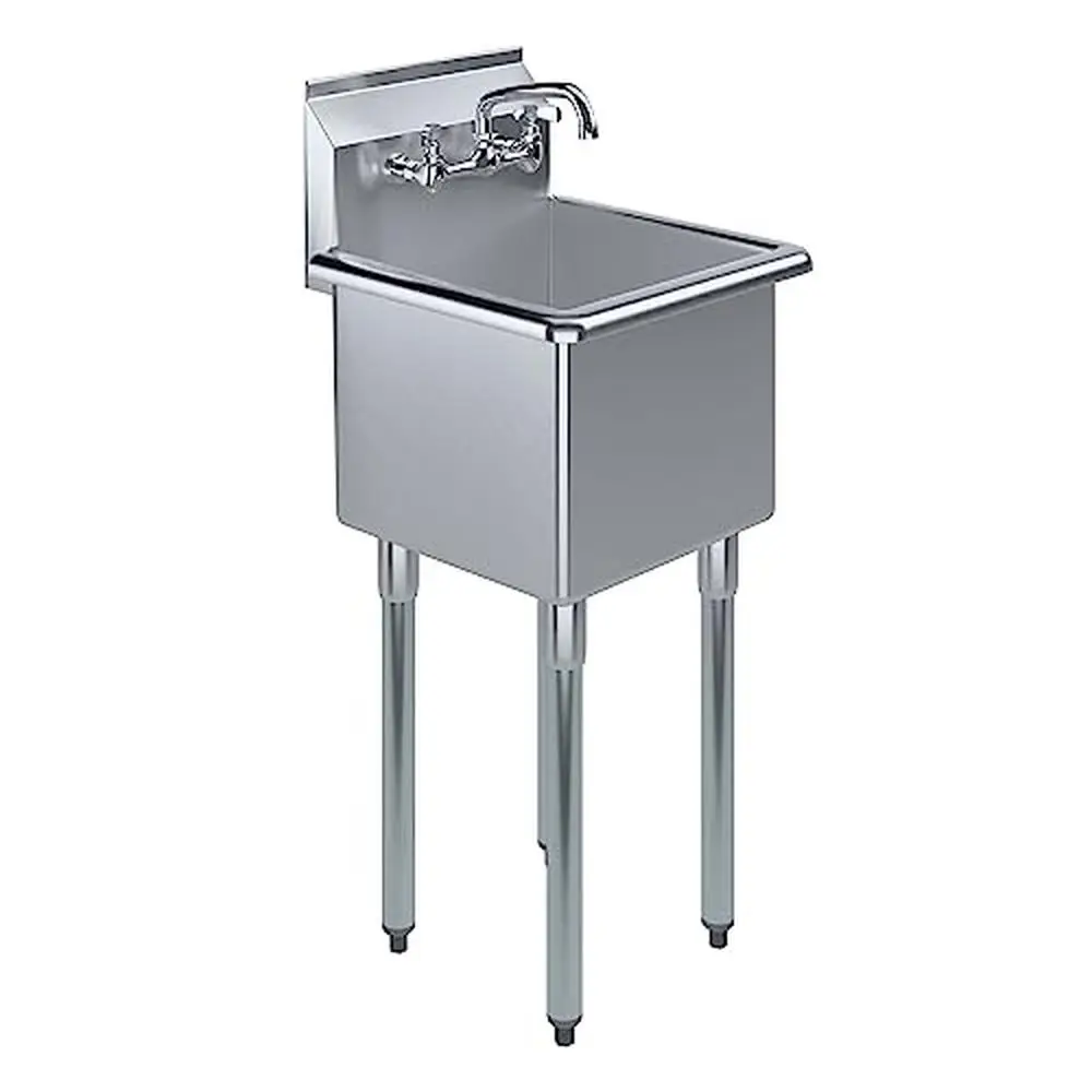 Stainless Steel Single Compartment Sink 15