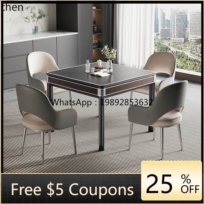 

official genuine [4th generation] roller coaster mahjong machine automatic home silent mahjong table dining table