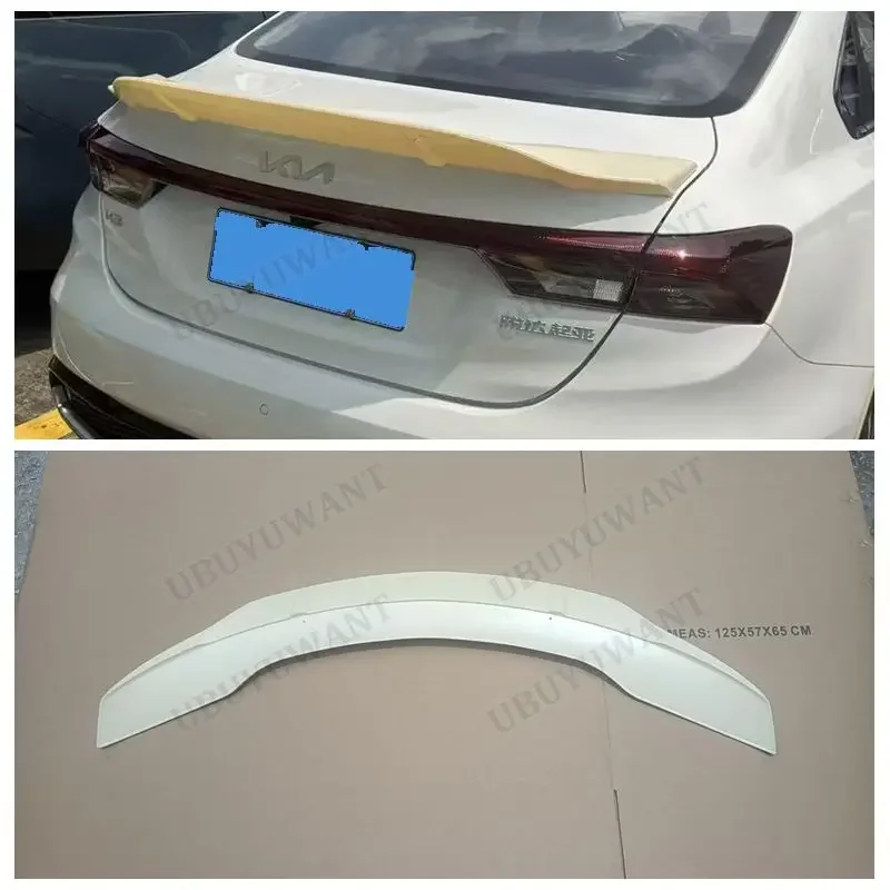 For Kia K3 Cerato Forte Sport GT Trunk Spoiler Roof Lip Kit Car Rear Spoiler Wing Exterior Kit  2019+